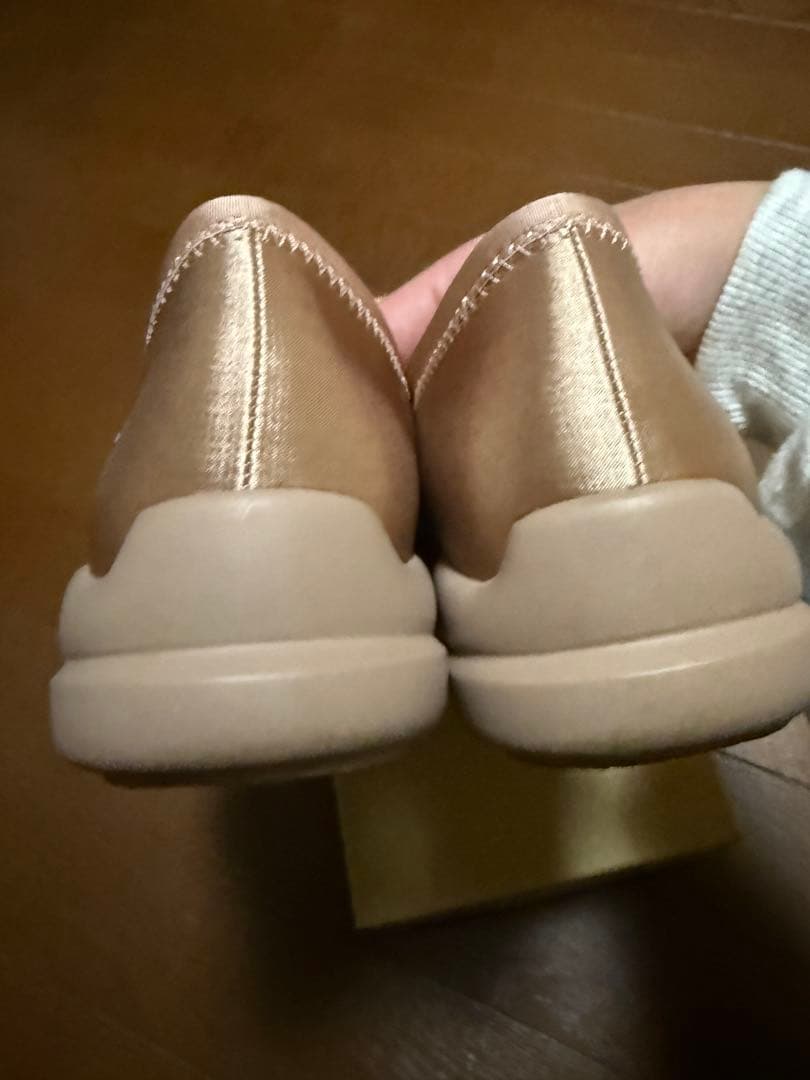 Le Talon ダブルリボンバレリーナ ピンク 24cm