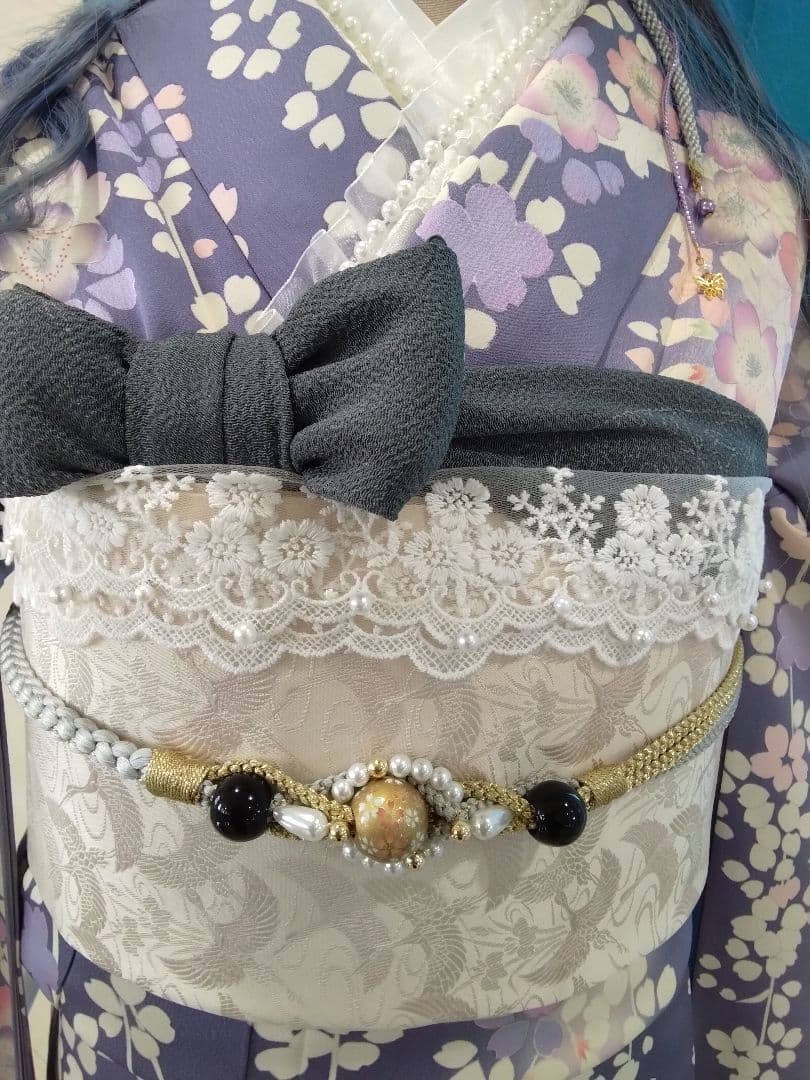 振袖フルセット、正絹京友禅、成人式、重ね衿、帯揚げ帯締め、京袋帯、長襦袢