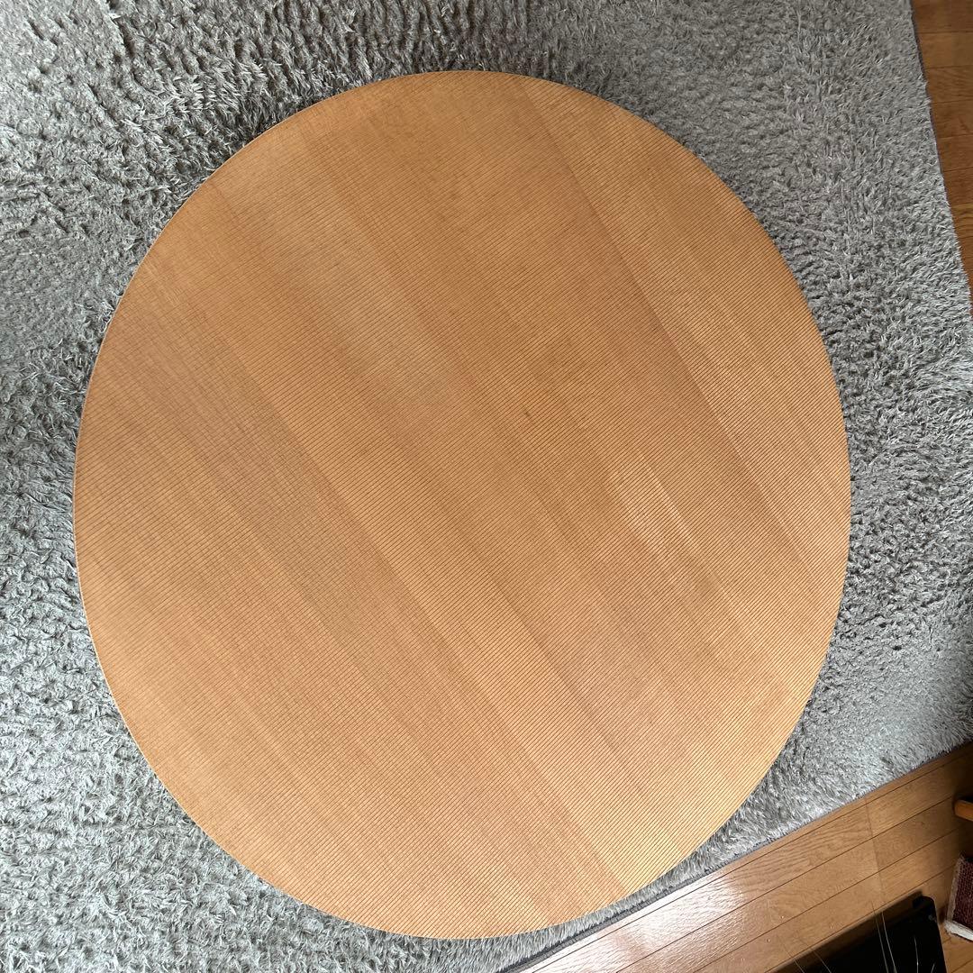 アクタス　無垢材　120丸テーブル