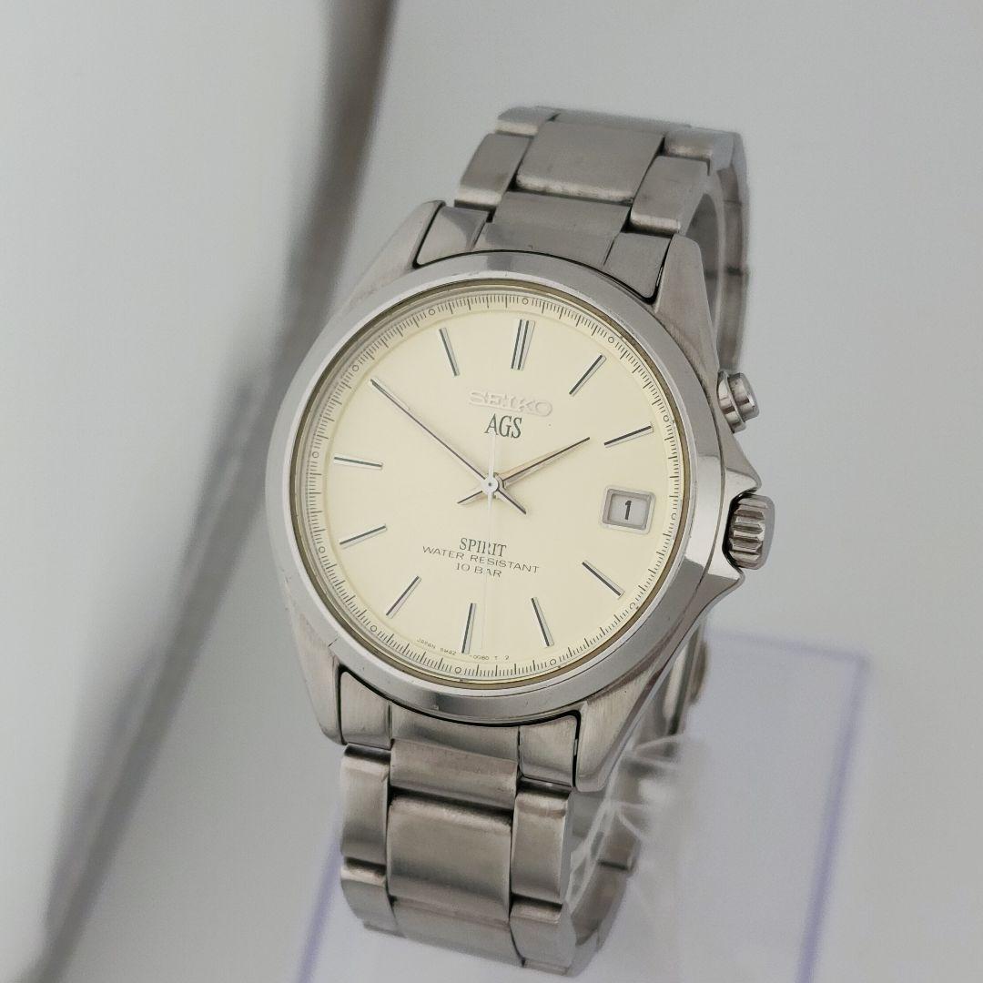 [二次電池交換済] SEIKO セイコー スピリット AGS メンズ1990年代