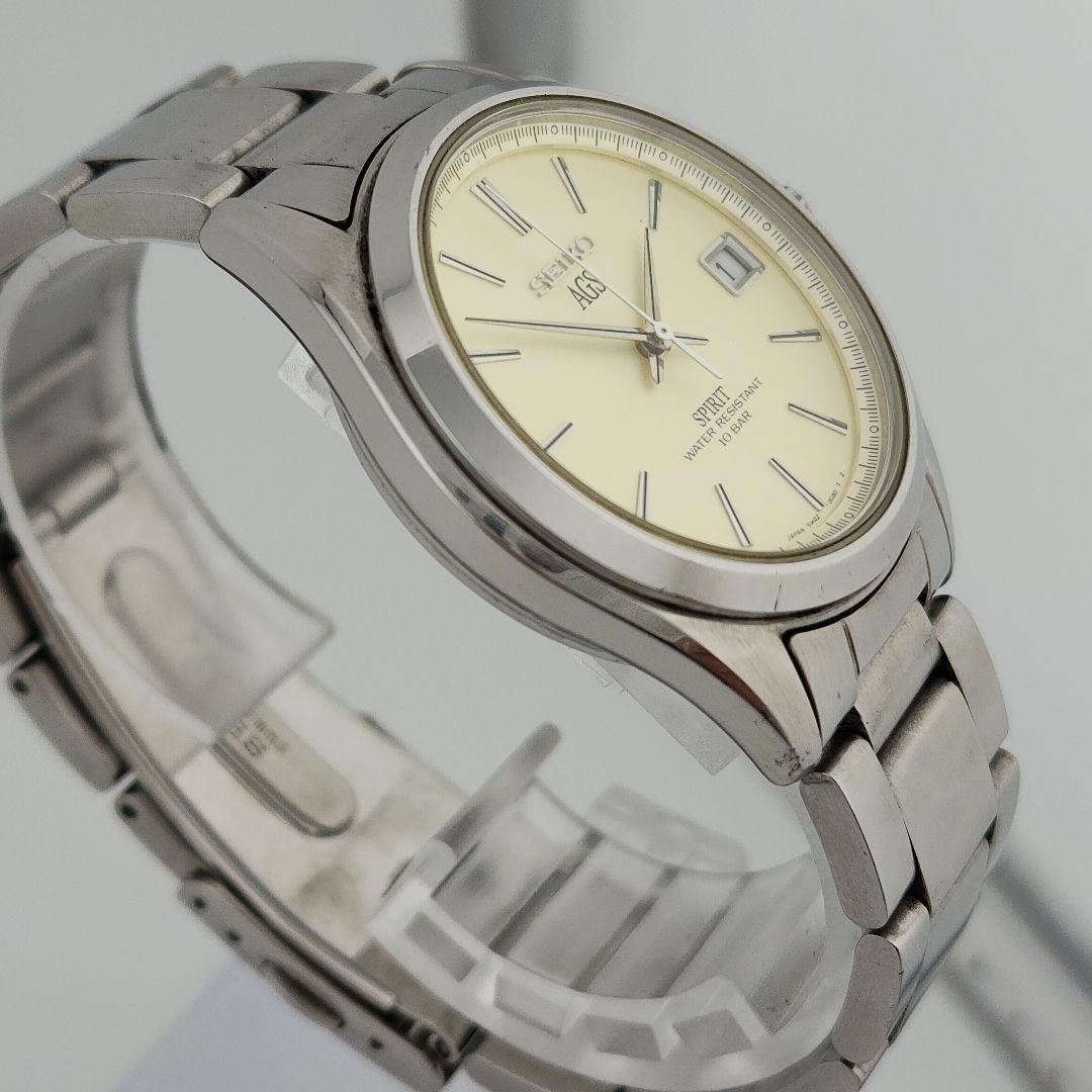 [二次電池交換済] SEIKO セイコー スピリット AGS メンズ1990年代