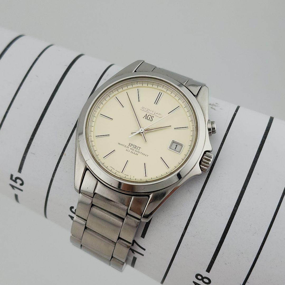 [二次電池交換済] SEIKO セイコー スピリット AGS メンズ1990年代
