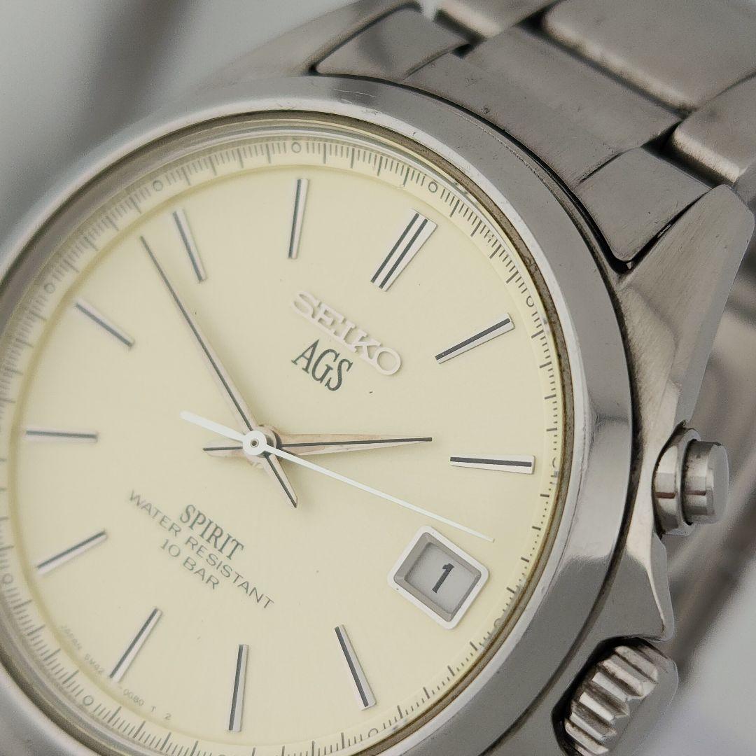 [二次電池交換済] SEIKO セイコー スピリット AGS メンズ1990年代