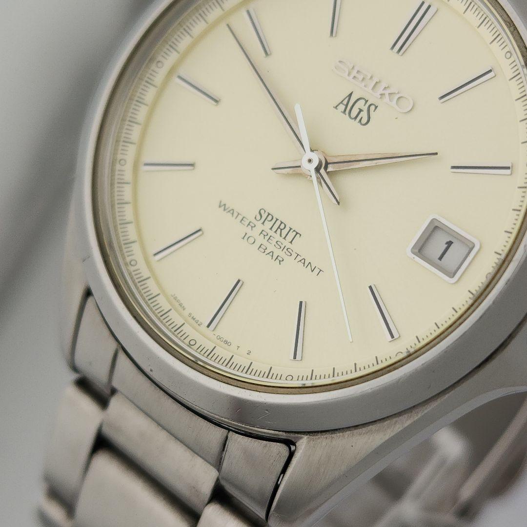[二次電池交換済] SEIKO セイコー スピリット AGS メンズ1990年代