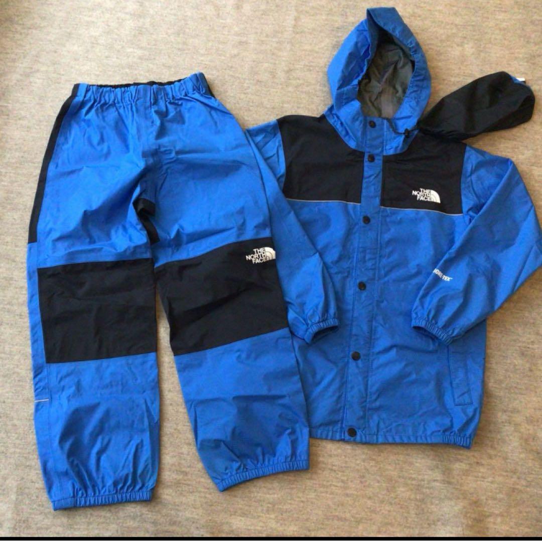 【新品】ノースフェイス　キッズ　レインウェア　上下セット　140 ゴアテックス