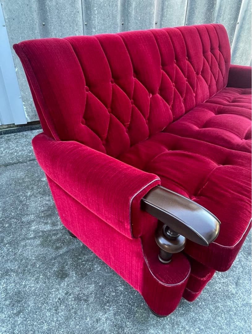 モリシゲ家具/MORISHIGE/オリーブ印/高級家具/3Pソファ/アームソファ