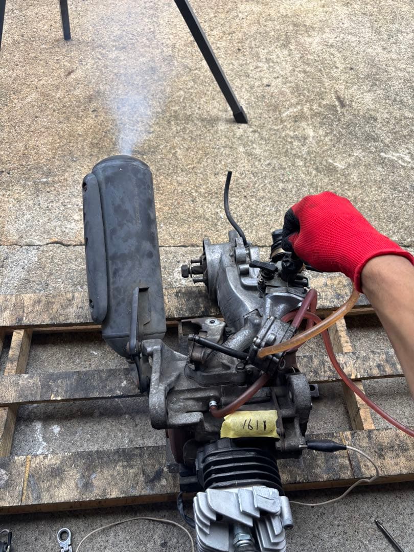 ライブディオ　AF34・AF35 クランクベアリング交換済み　ボアアップエンジン