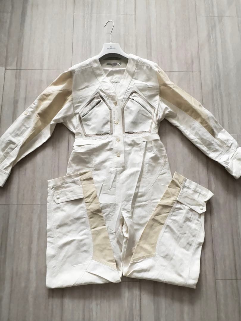 Stella McCartney コットンリネン ジャンプスーツ オールイ