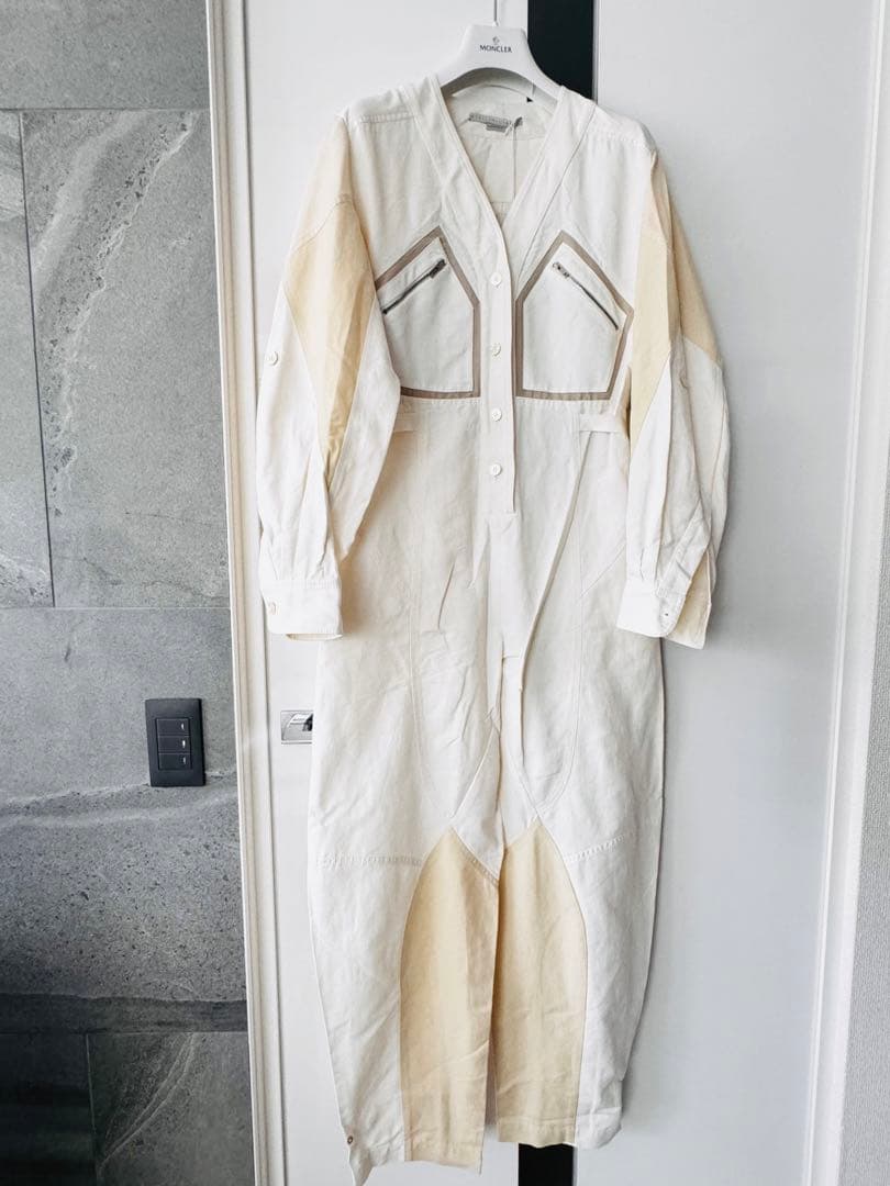 Stella McCartney コットンリネン ジャンプスーツ オールイ