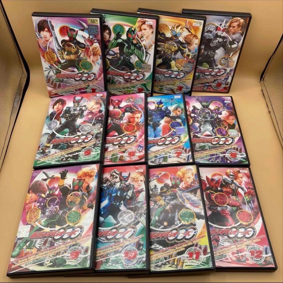 仮面ライダーオーズ　DVD 全12巻+11本(劇場版など)