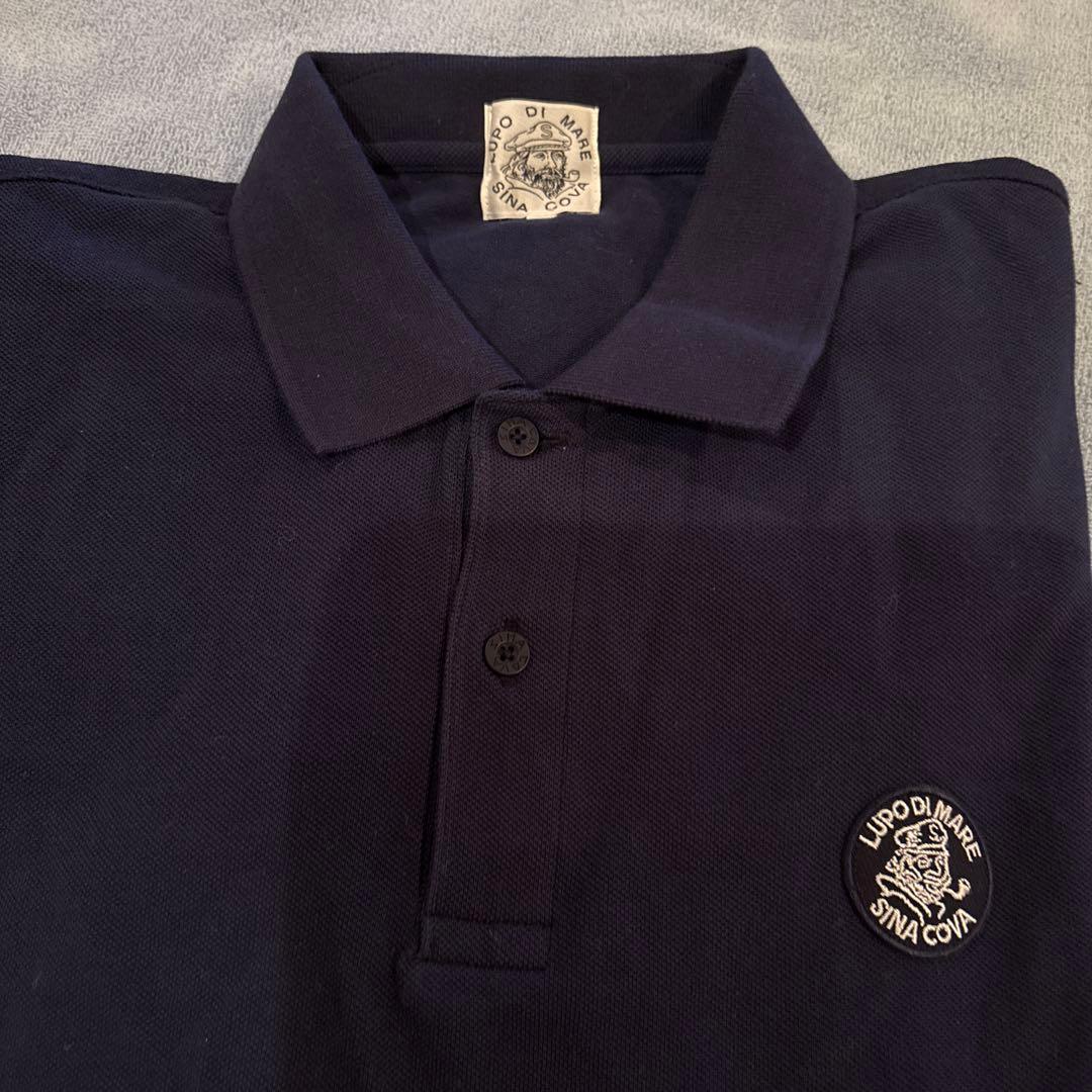 Lupo di Mare ネイビー ポロシャツ LL