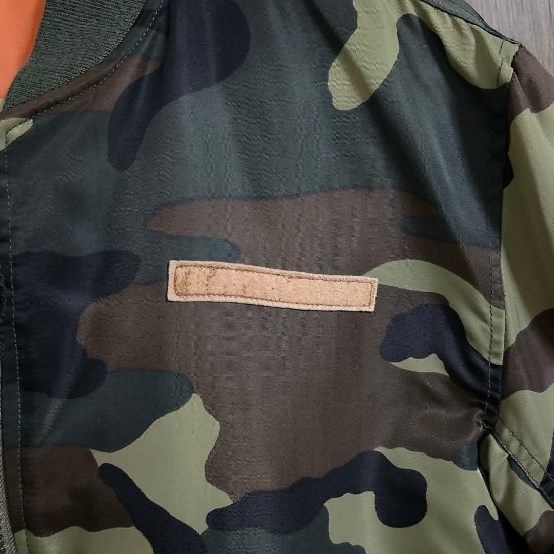 AVIREX ma-1 コマーシャル USAワッペン カモフラ