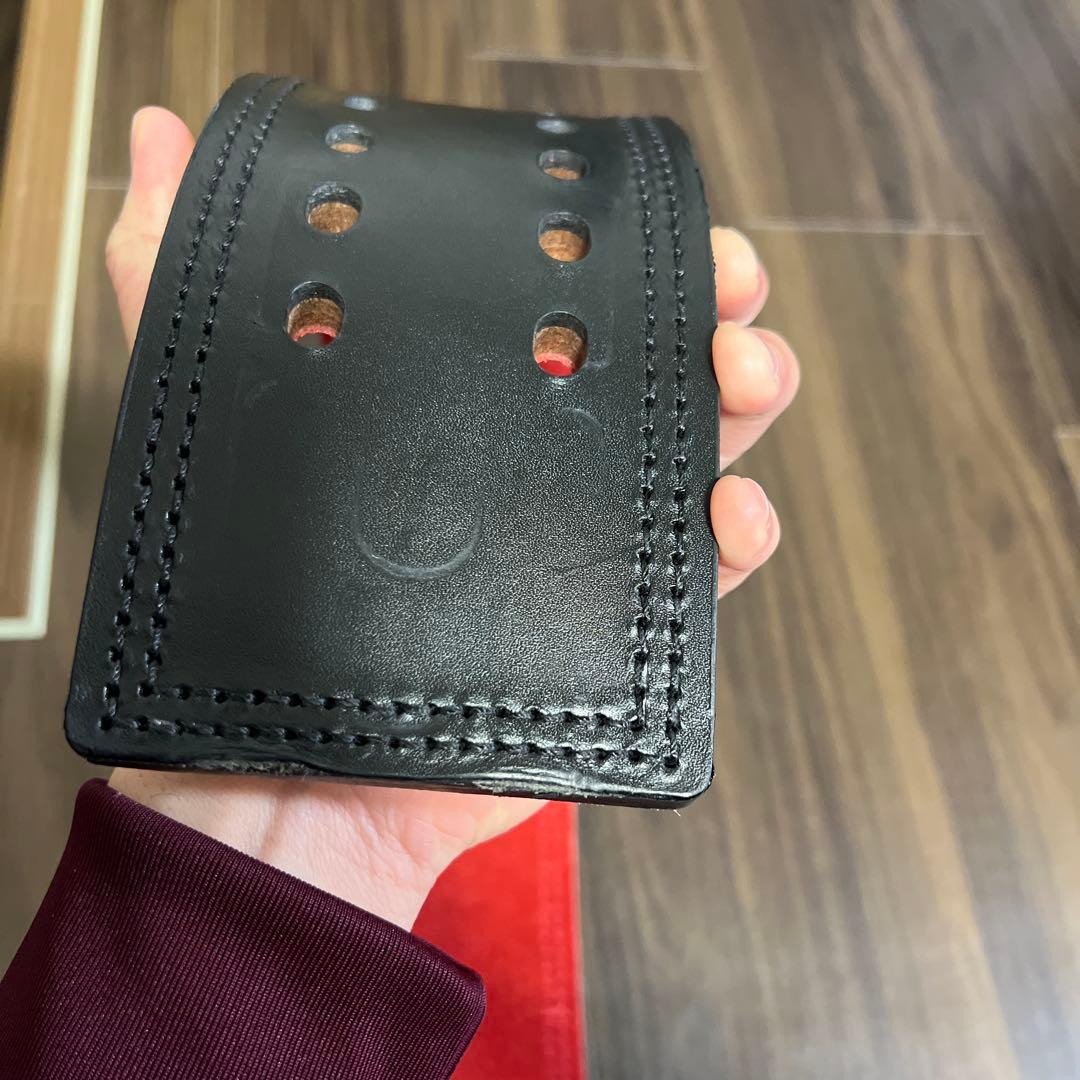 sbd sサイズ　トレーニング・パワーベルト 黒/赤