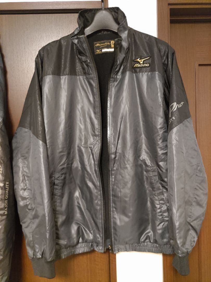 ミズノプロ　ウィンドブレーカー　ブレスサーモ　上下セット　野球　ウェア　サイズL