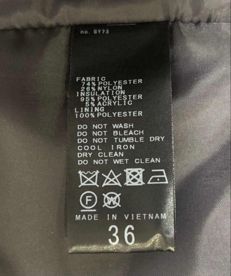 FRAMeWORK 撥水防風ポンチョコート ブラック 36