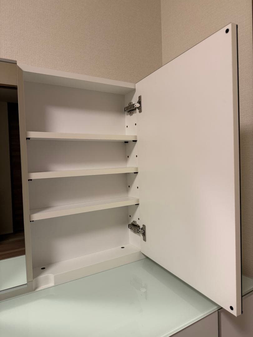 さおび：ACTUS piatto ドレッサー ホワイト