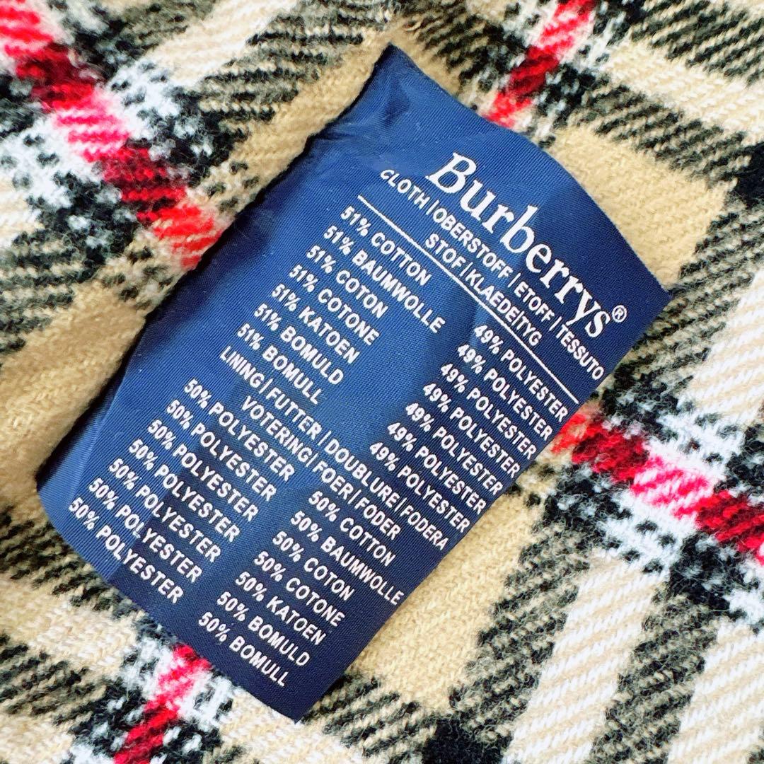 バーバリー　BURBERRY L トレンチコート　ノバチェック　イングランド製
