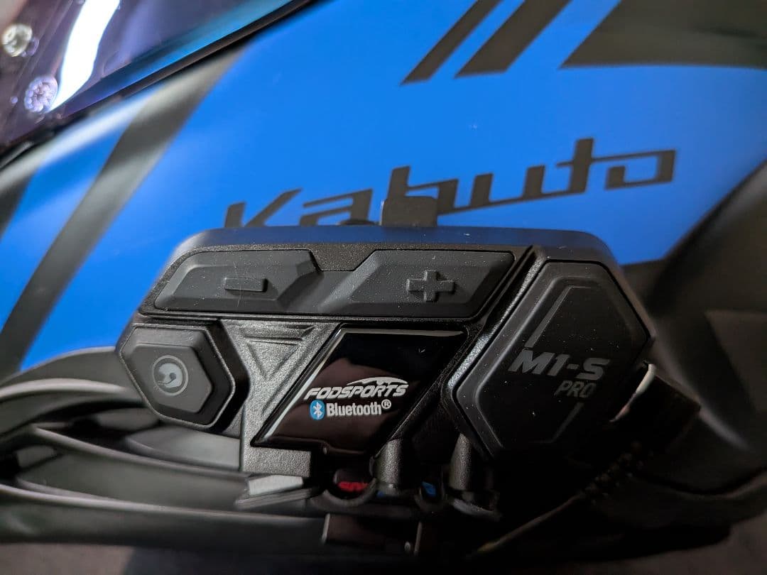 Kabuto フルフェイスヘルメット 青/黒 ミラーシールド