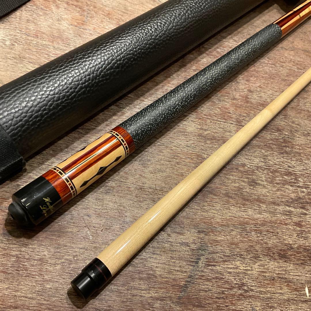 ま*ろ様 美品 ルカシー サイン入り Lucasi XXI ビリヤード キュー