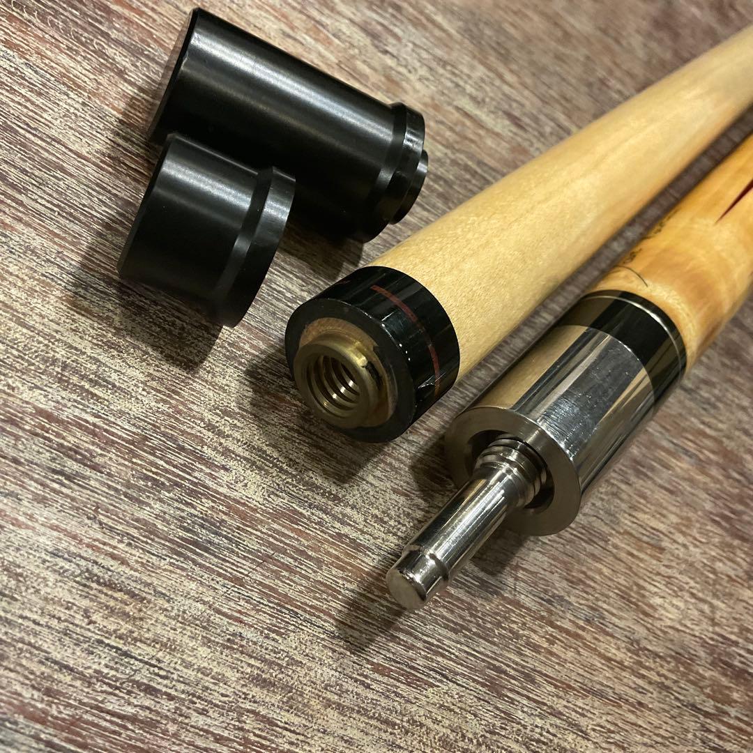 ま*ろ様 美品 ルカシー サイン入り Lucasi XXI ビリヤード キュー