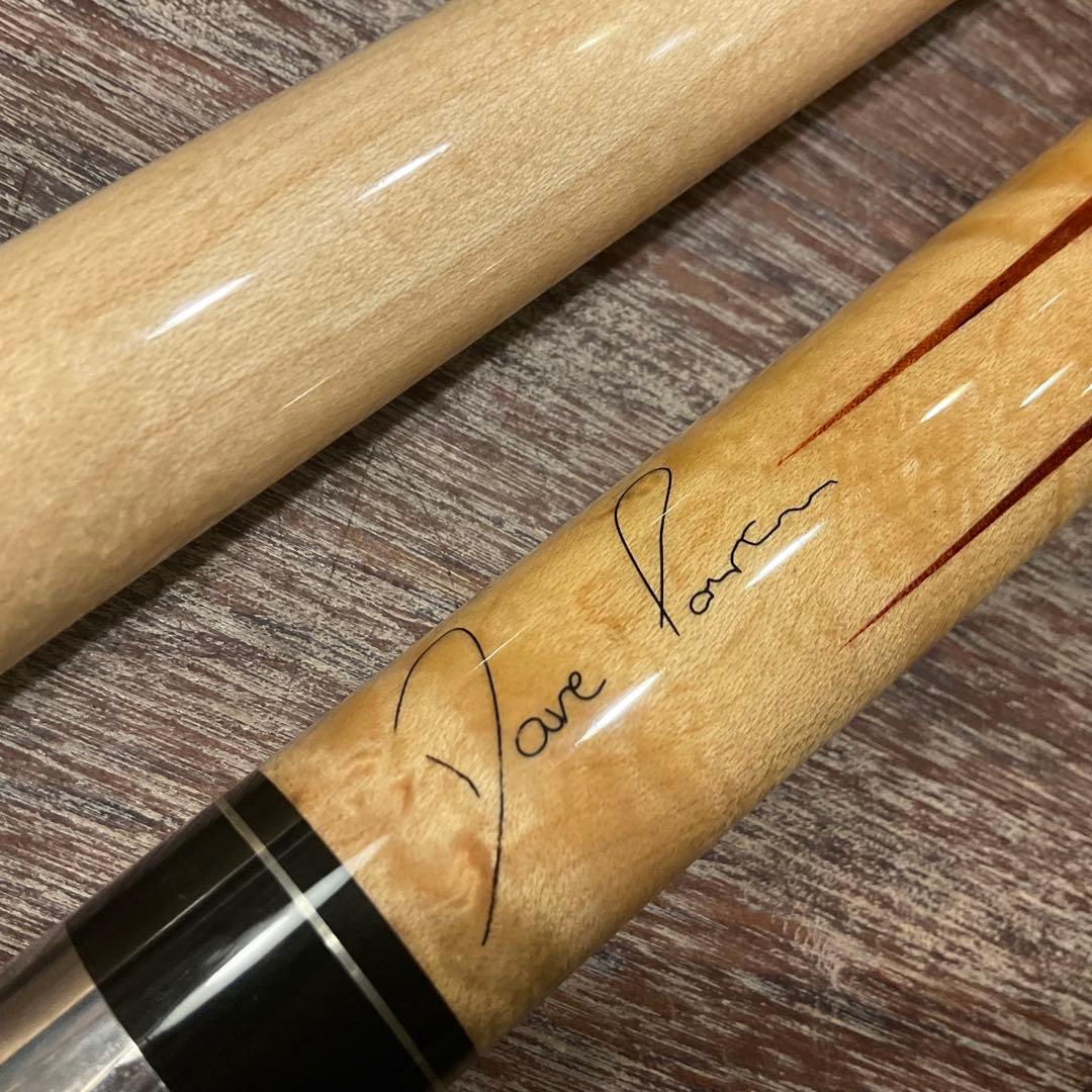 ま*ろ様 美品 ルカシー サイン入り Lucasi XXI ビリヤード キュー