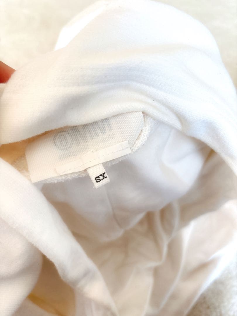 MM6 Maison Margiela フード付きパーカー ロゴ刺繍