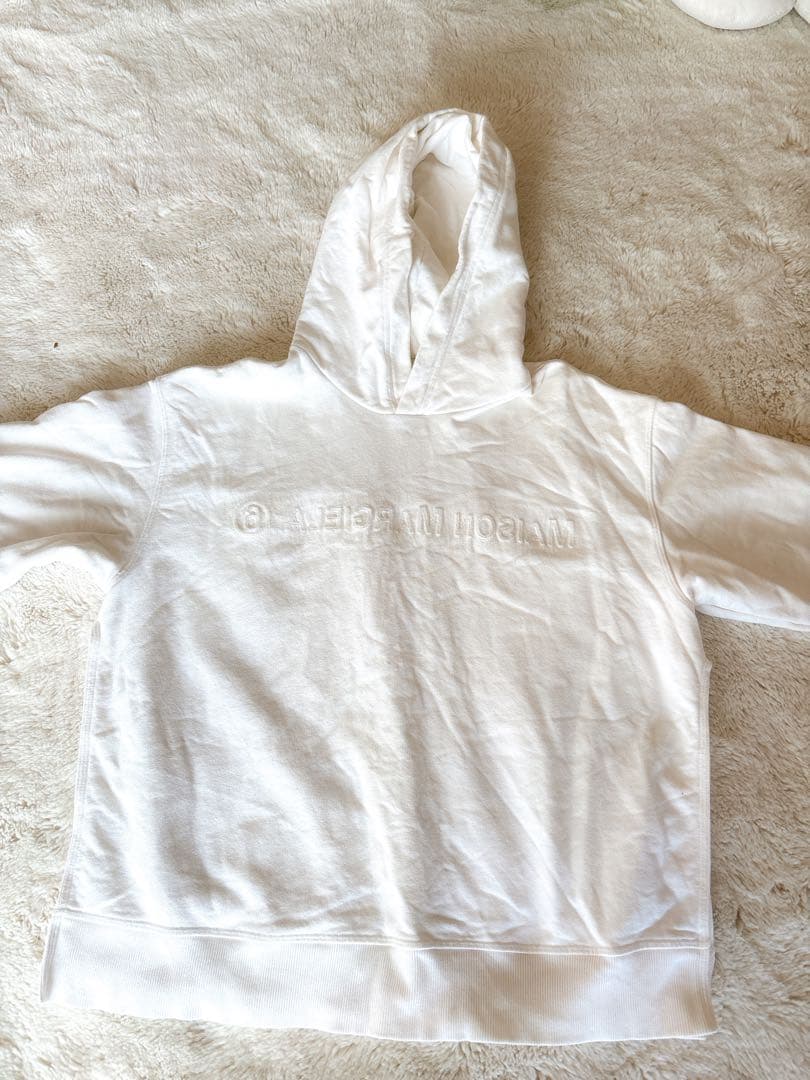 MM6 Maison Margiela フード付きパーカー ロゴ刺繍