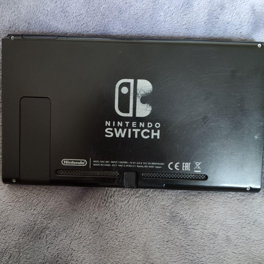 Nintendo Switch 本体 黒 画面ひび割れ