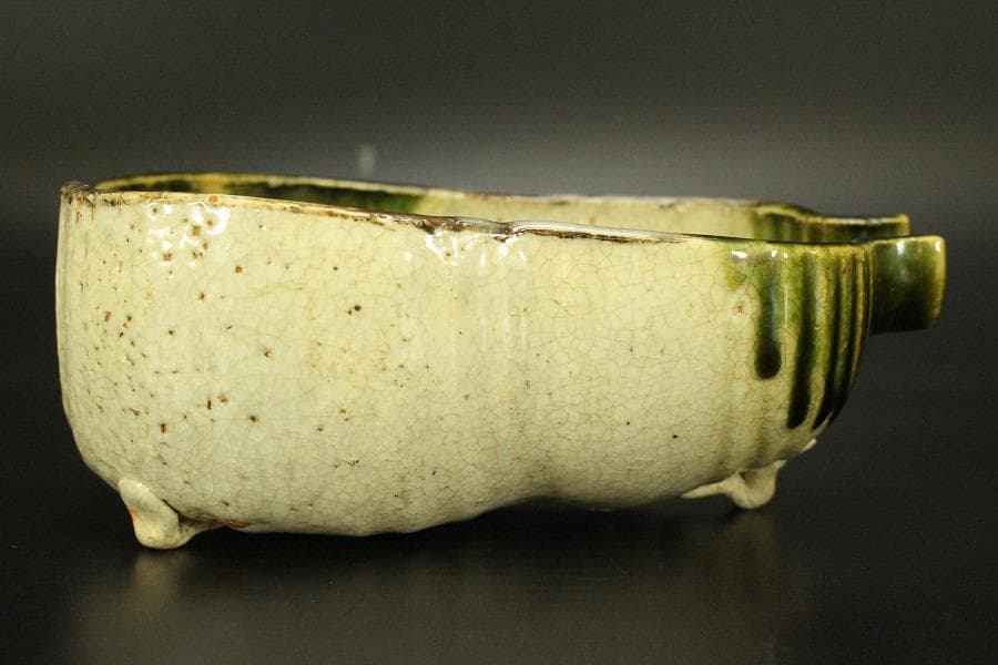 織部焼 瓢箪型器 深皿 大小七客 和食器 向付(メ1594)