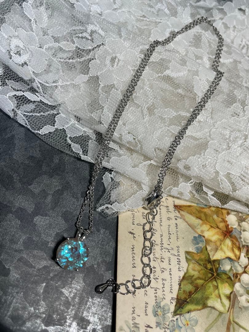 【saphiret】アンティークサフィレット　ネックレス