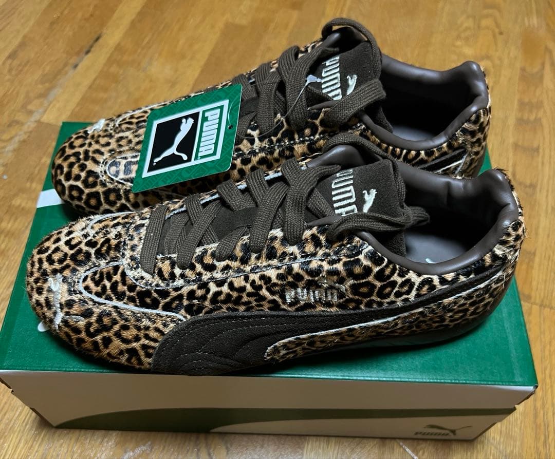 PUMAスニーカーSPEEDCAT WILDレオパード　25cm