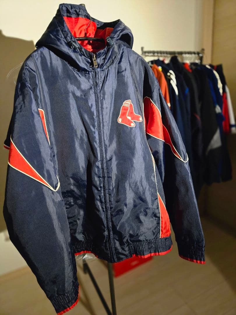 -週末SALE中-【激レア】 00s MLB レッドソックス 中綿スタジャン