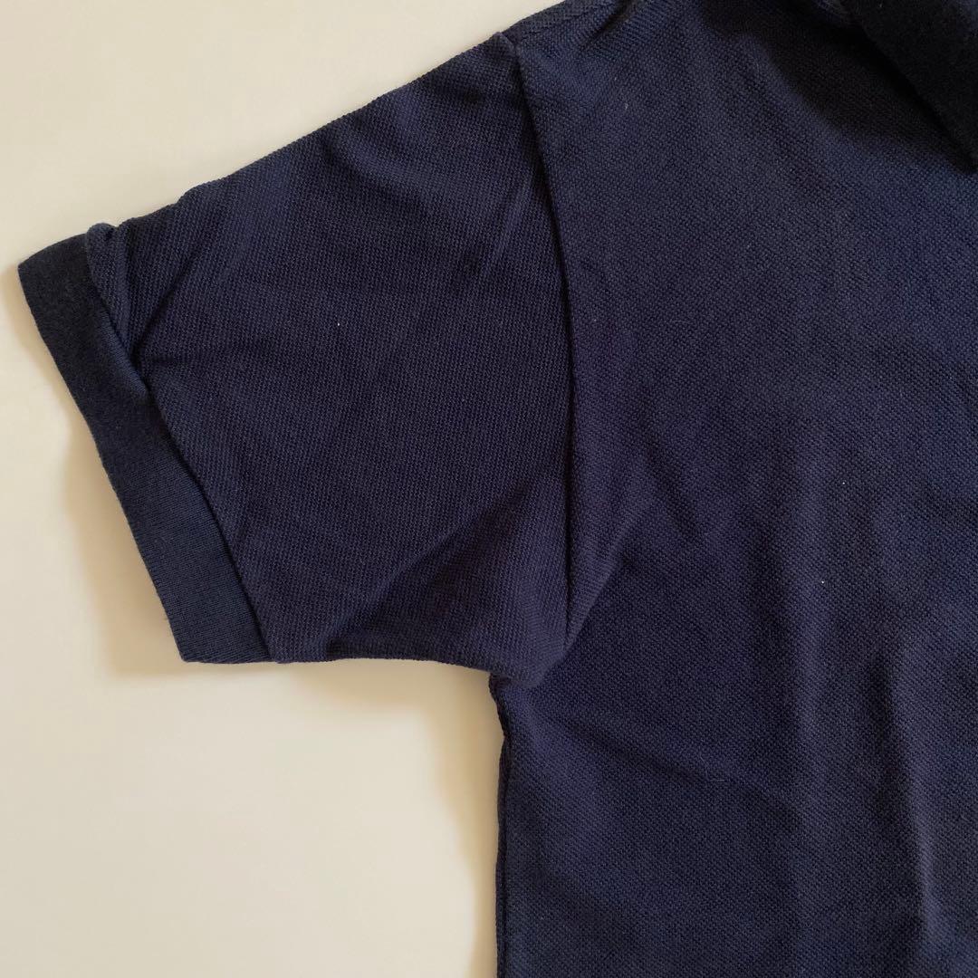 70s 80s フランス製 ラコステ ポロシャツ フレンチラコステ ネイビー