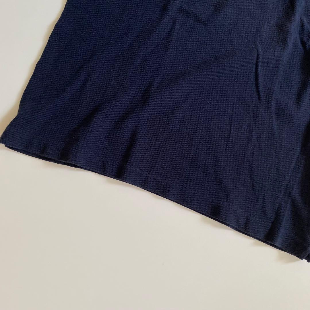 70s 80s フランス製 ラコステ ポロシャツ フレンチラコステ ネイビー