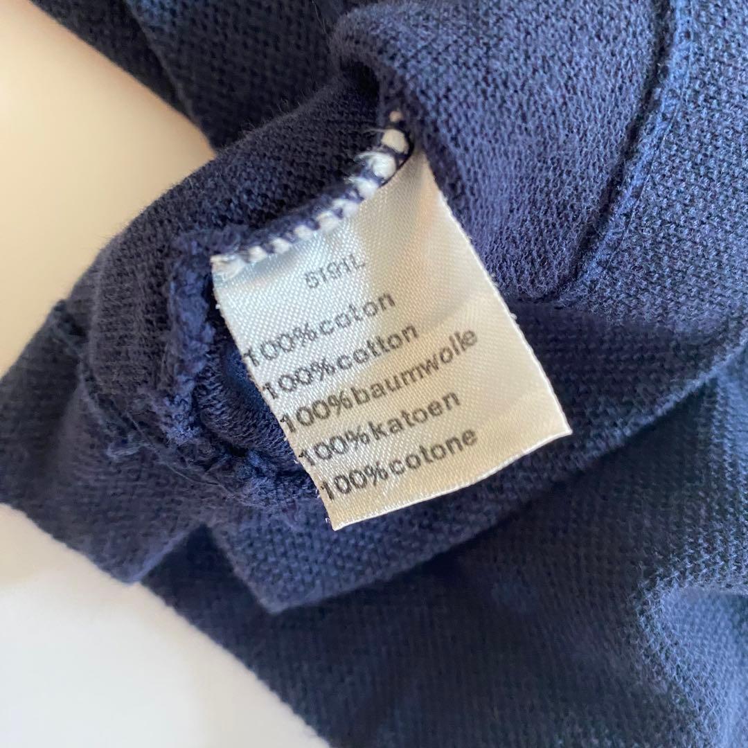 70s 80s フランス製 ラコステ ポロシャツ フレンチラコステ ネイビー