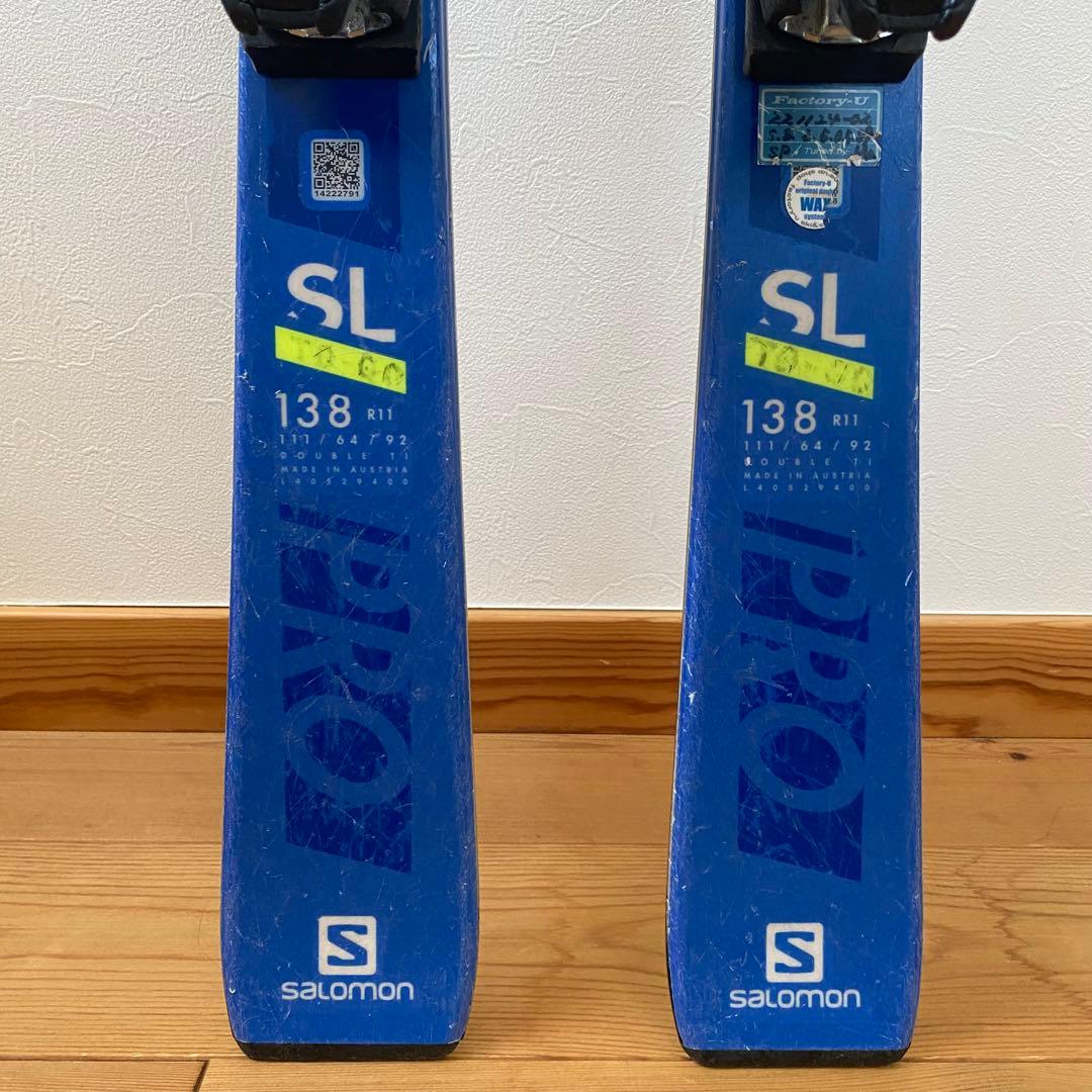 SALOMON S/RACE PRO JR SL 138 / ジュニアスキー