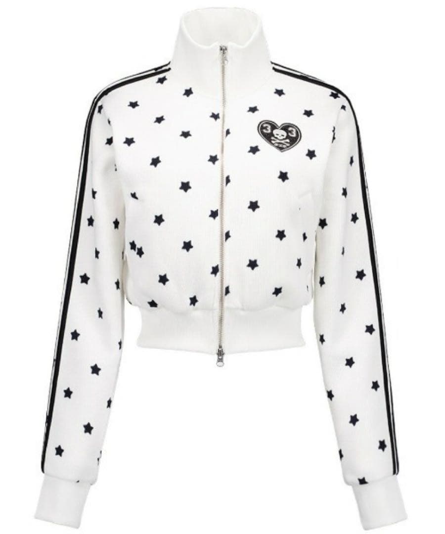 SETUP‐EXE STAR SPORTY ZIP-UP ホワイト