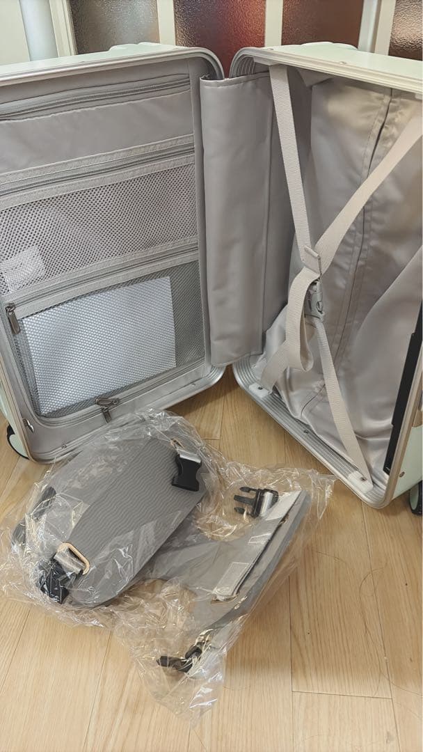 機内持ち込みタイプ キッズキャリー 乗れるキャリーキャリーバッグ　グリーン