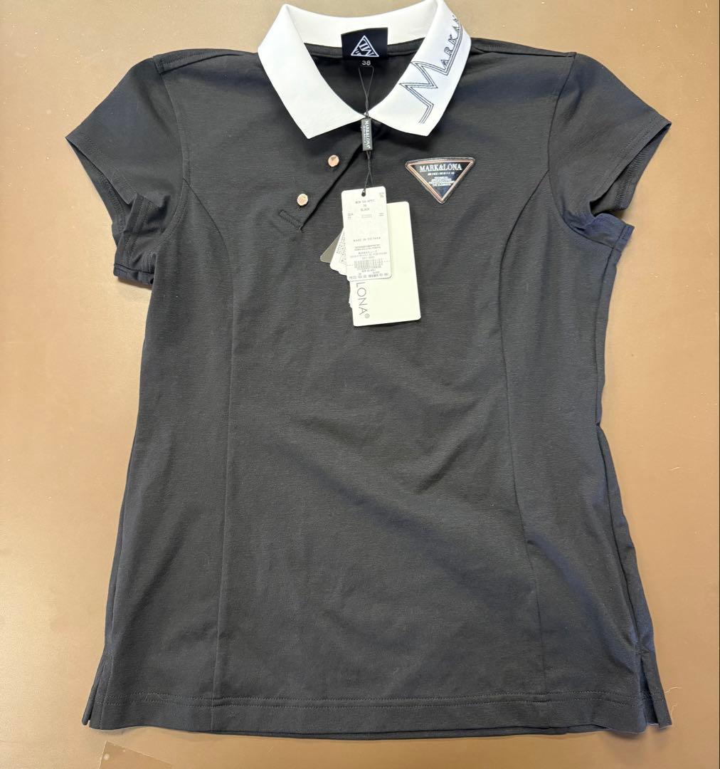 MARK&LONA フレンチスリーブ ポロシャツ