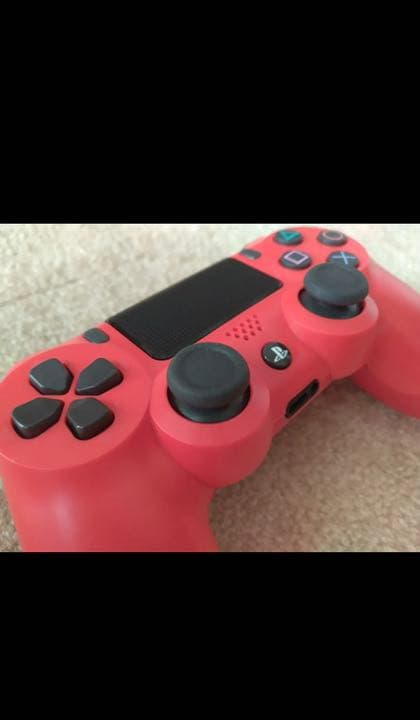 PS4 純正 ワイヤレス コントローラー レッド ジャンク 値下げ可能です❗❗