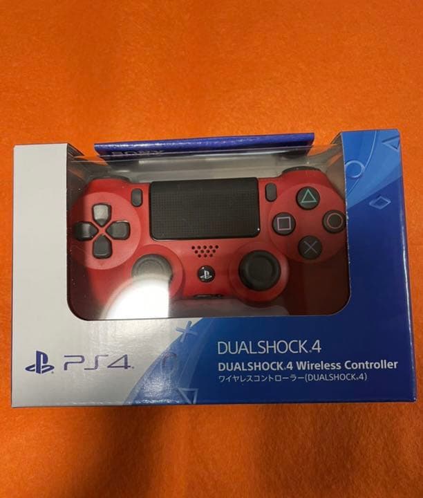 PS4 純正 ワイヤレス コントローラー レッド ジャンク 値下げ可能です❗❗