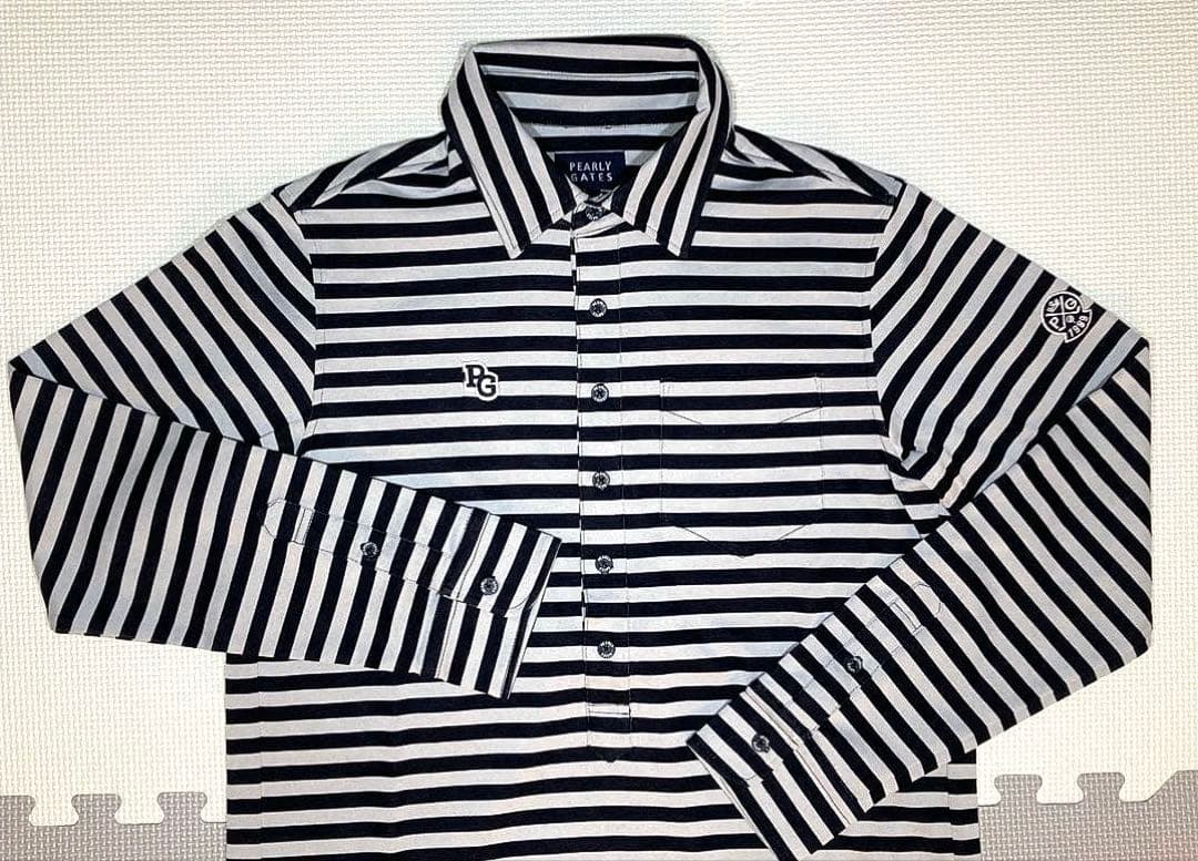 パーリーゲイツ WJQ ロングスリーブポロ（D.ネイビー／４）