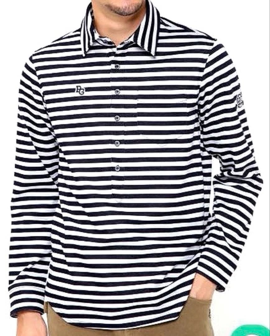 パーリーゲイツ WJQ ロングスリーブポロ（D.ネイビー／４）