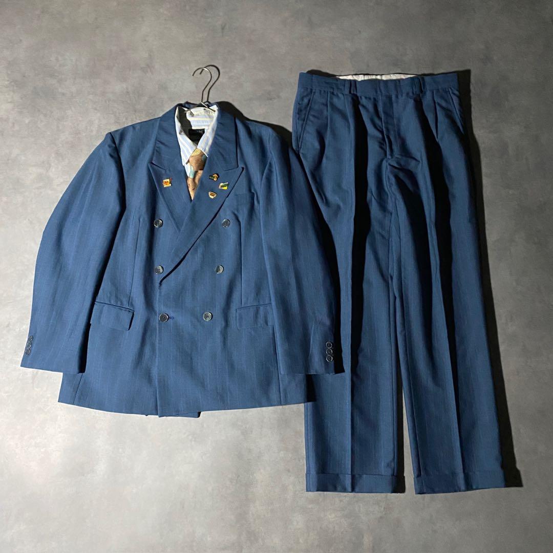 90s vintage レトロセットアップ スーツ ピンズ No.202成人式