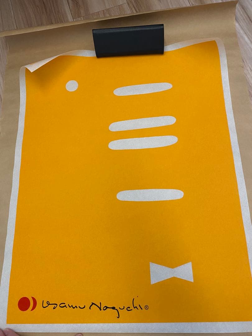 【本物】イサムノグチ　ポスター　ポスターフレーム付　額装済　3枚セット