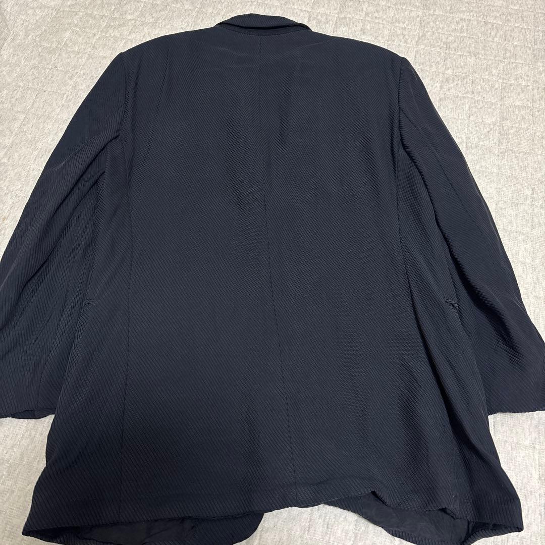 GIORGIO ARMANI スーツ　ネイビー　レーヨン　シルク　イタリア製