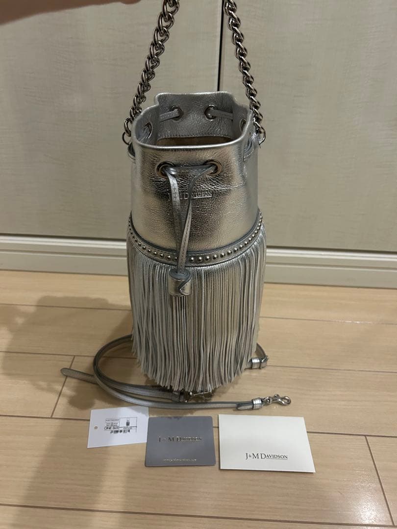 J&M DAVIDSON 2WAY シルバー ミニ フリンジ カーニバル　美品