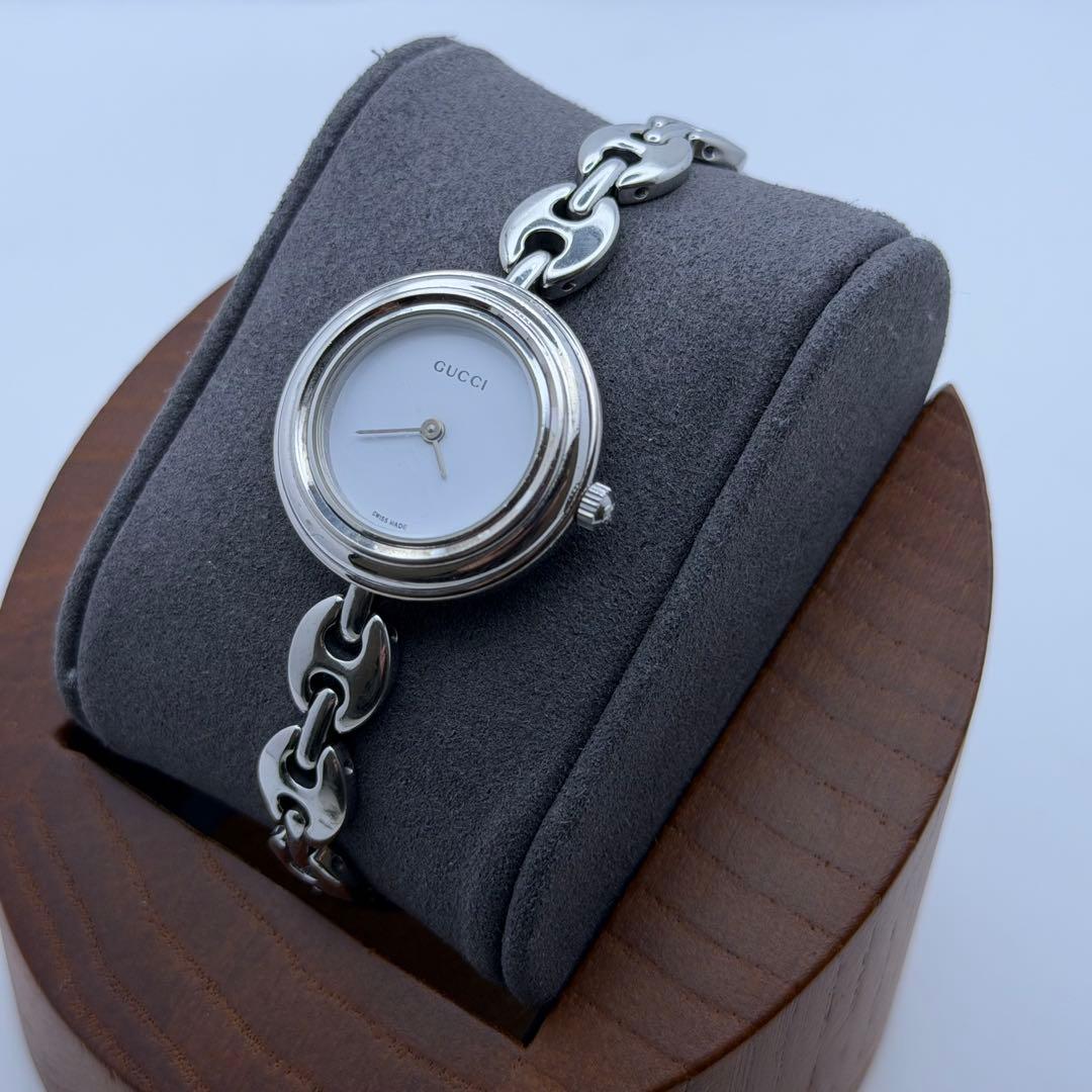 【高騰中】グッチ　チェンジベゼル　ベゼル5個付　箱付　シルバー　11.12.2L