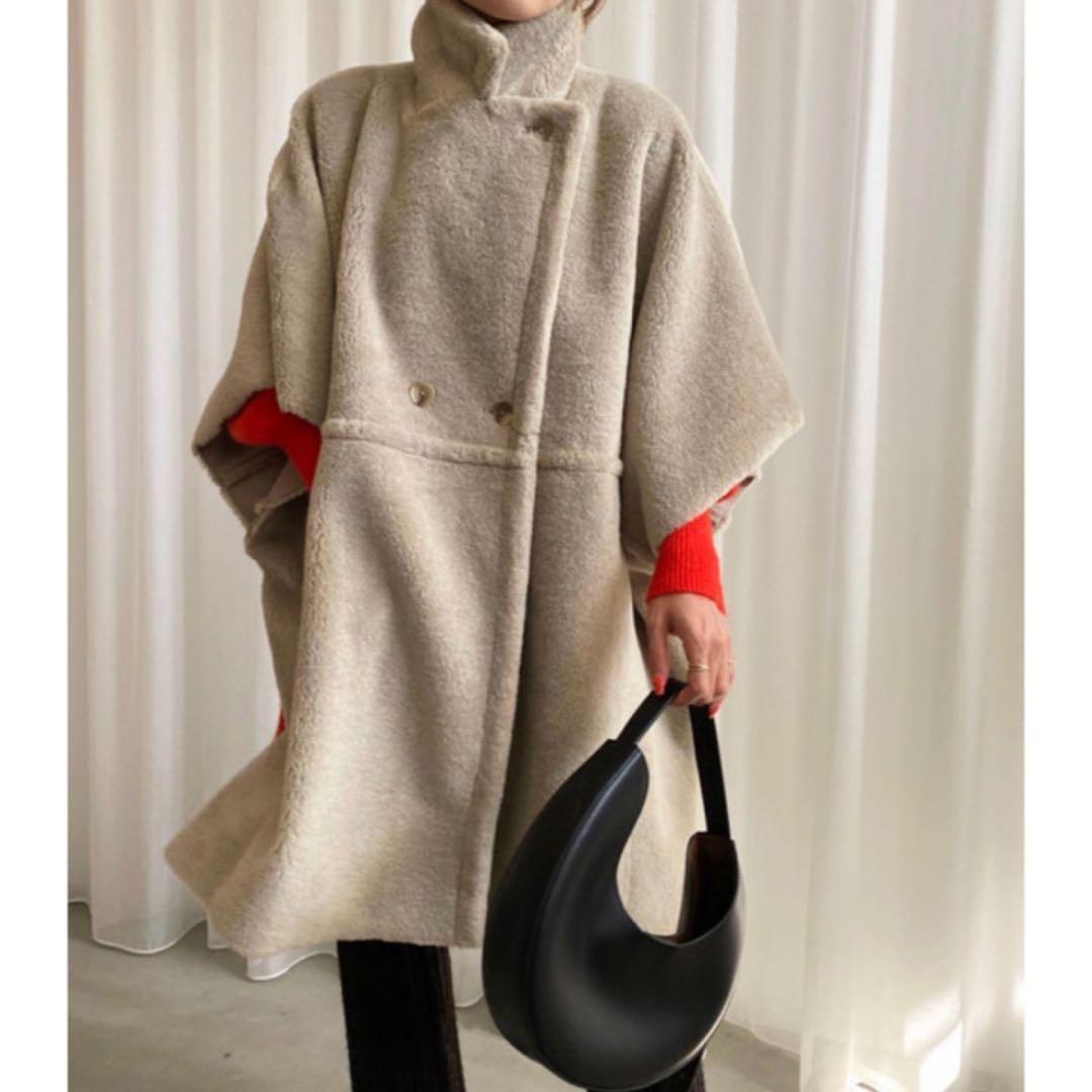 AmeriVINTAGE リバーシブル ボアポンチョ ロングコート　アメリ