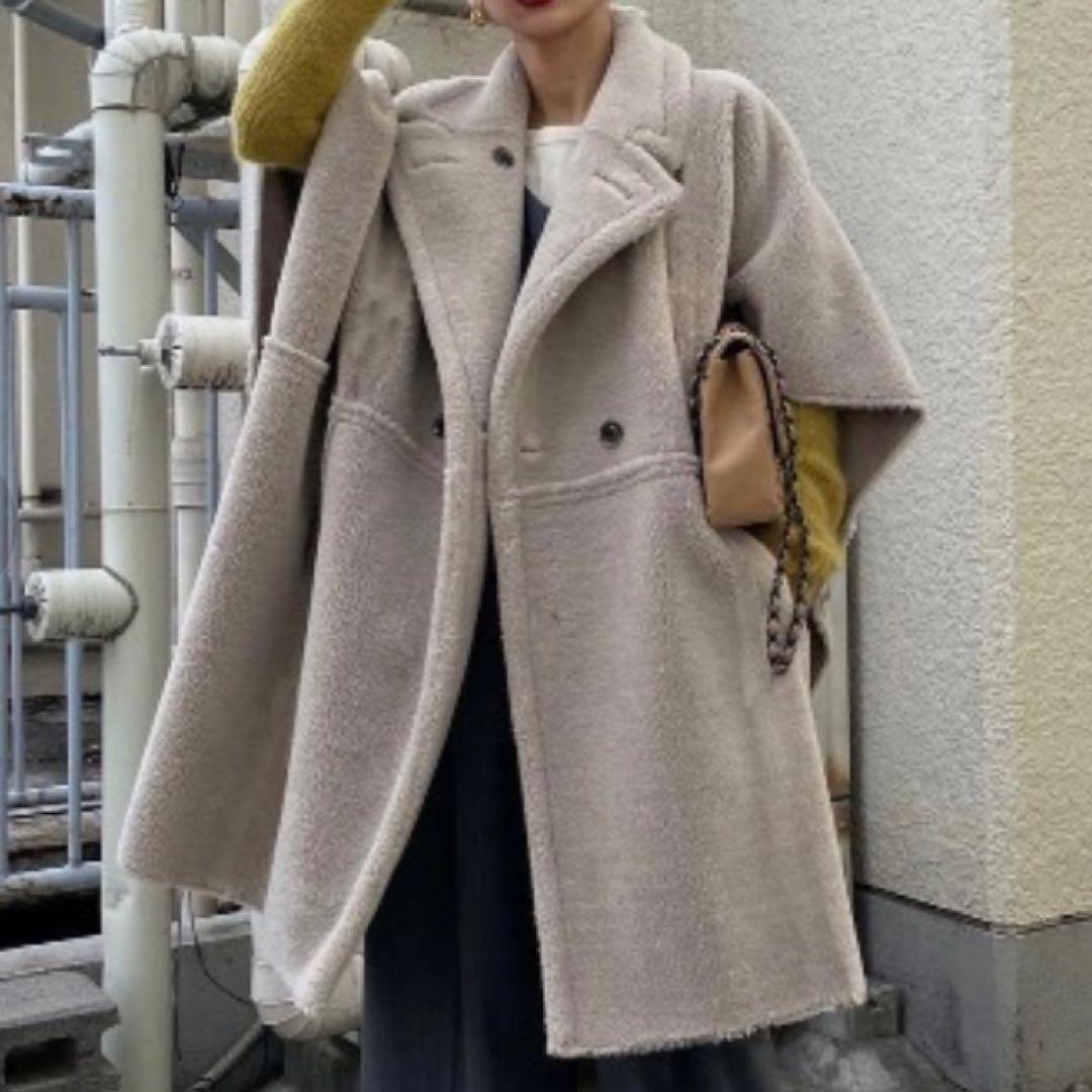 AmeriVINTAGE リバーシブル ボアポンチョ ロングコート　アメリ